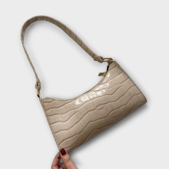 Melina | Glänzende Leder Tasche