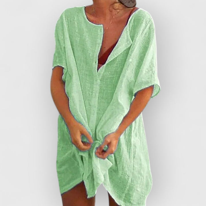 Vera | Vestito Corto in Cotone