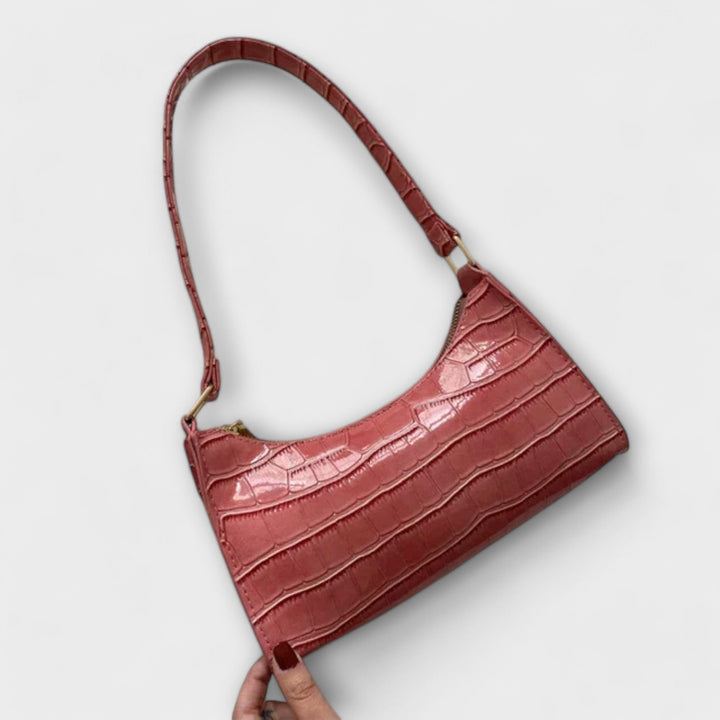 Melina | Glänzende Leder Tasche