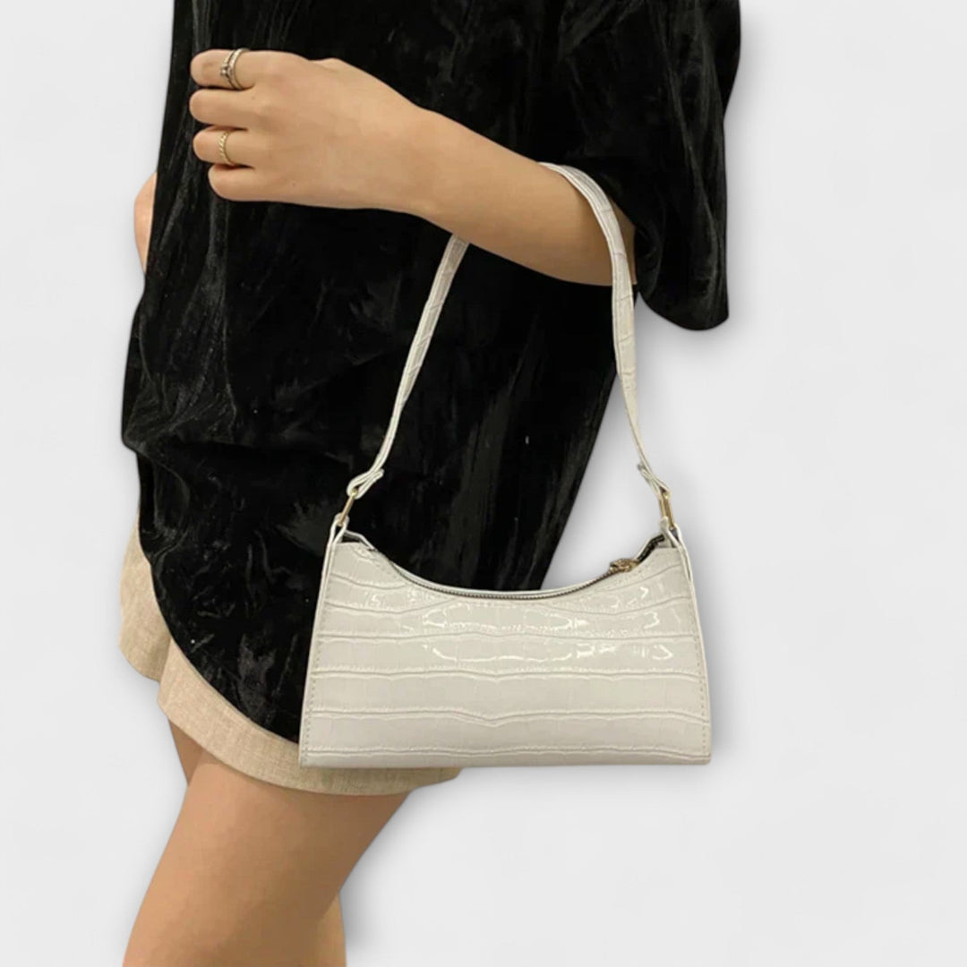 Melina | Glänzende Leder Tasche