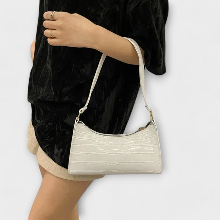 Melina | Glänzende Leder Tasche