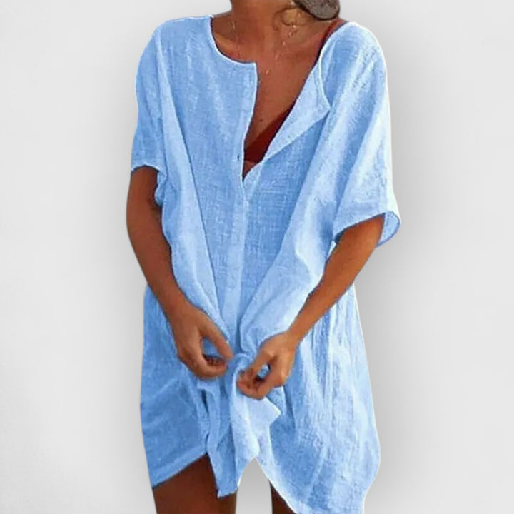 Vera | Vestito Corto in Cotone
