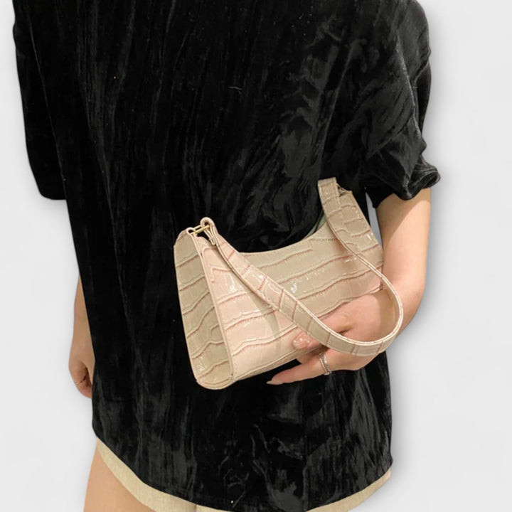 Melina | Glänzende Leder Tasche