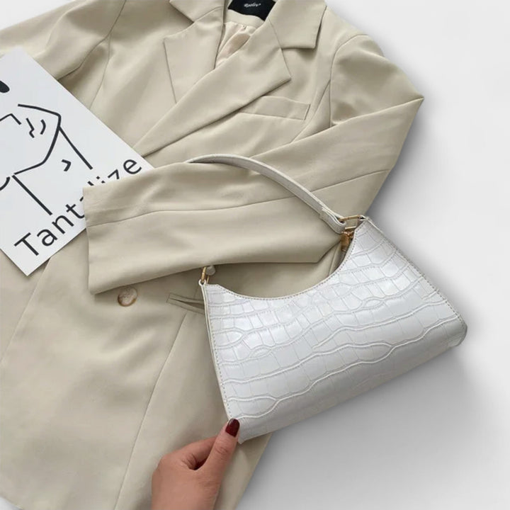 Melina | Glänzende Leder Tasche