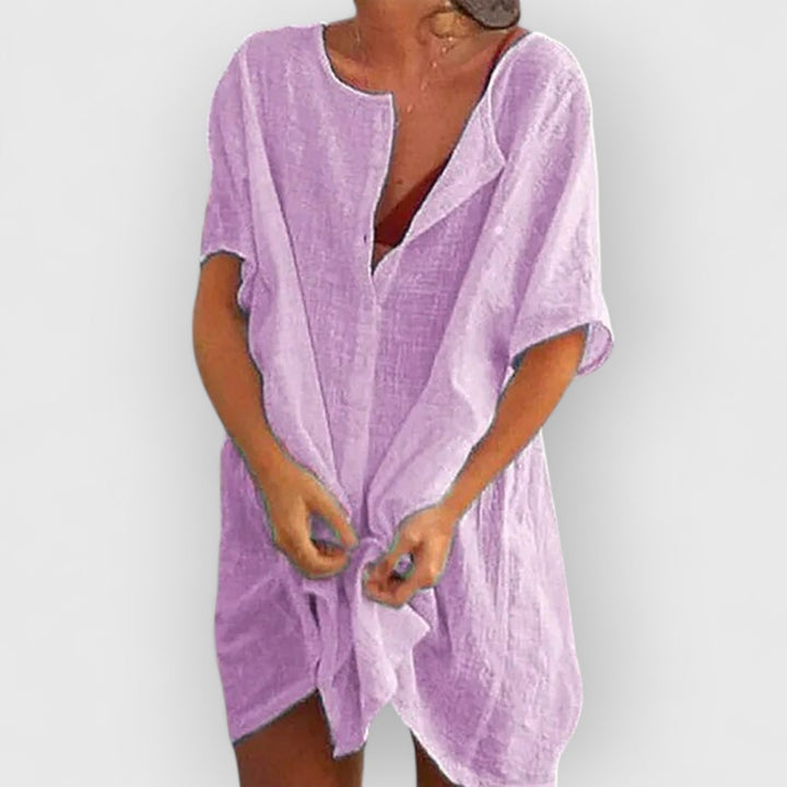 Vera | Vestito Corto in Cotone