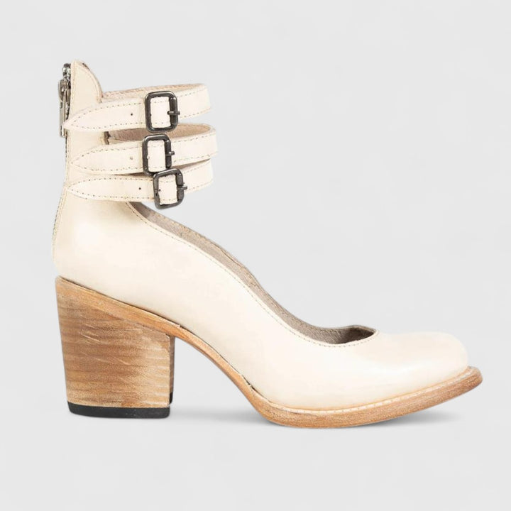 Eleanor | Orthopädische Vintage-Heels mit Knöchelriemen