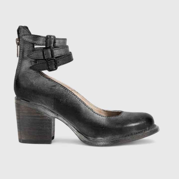 Eleanor | Orthopädische Vintage-Heels mit Knöchelriemen