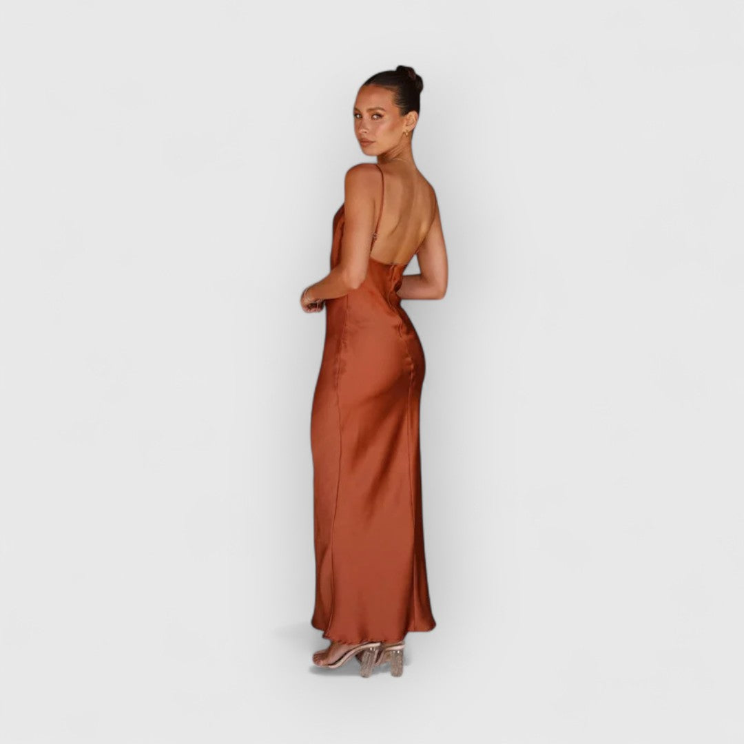 Daira | Elegantes Satinkleid