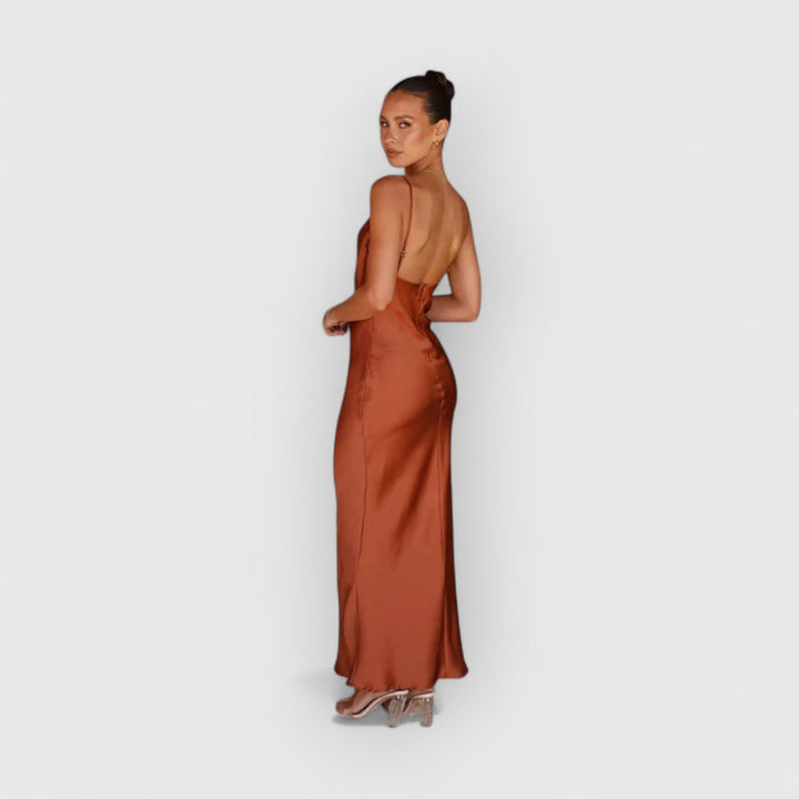 Daira | Elegantes Satinkleid
