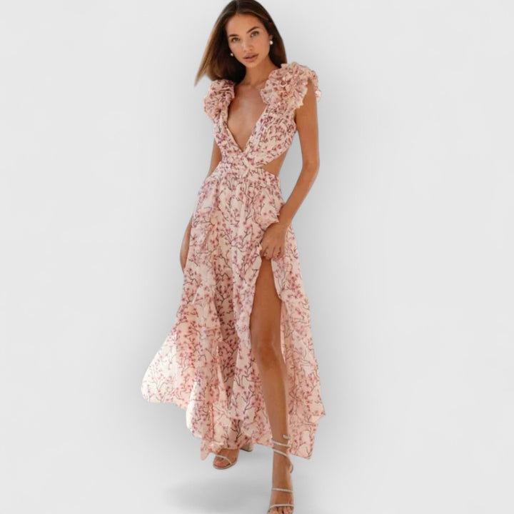 Fatima | Elegantes Rüschenkleid