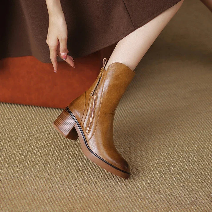 SERENE | Elegante Blockstiefeletten