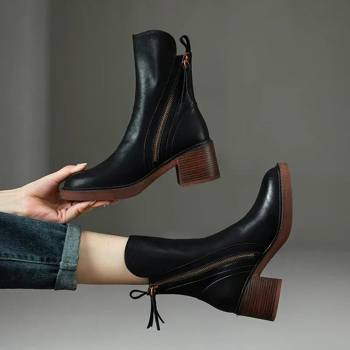 SERENE | Elegante Blockstiefeletten