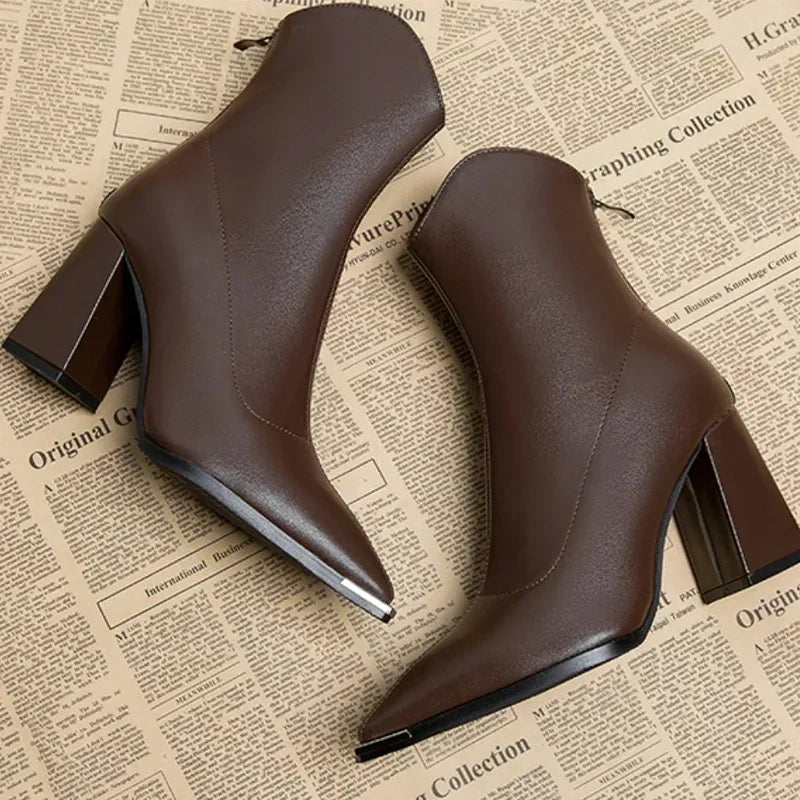 FELICE | Elegante spitze Ankle Boots
