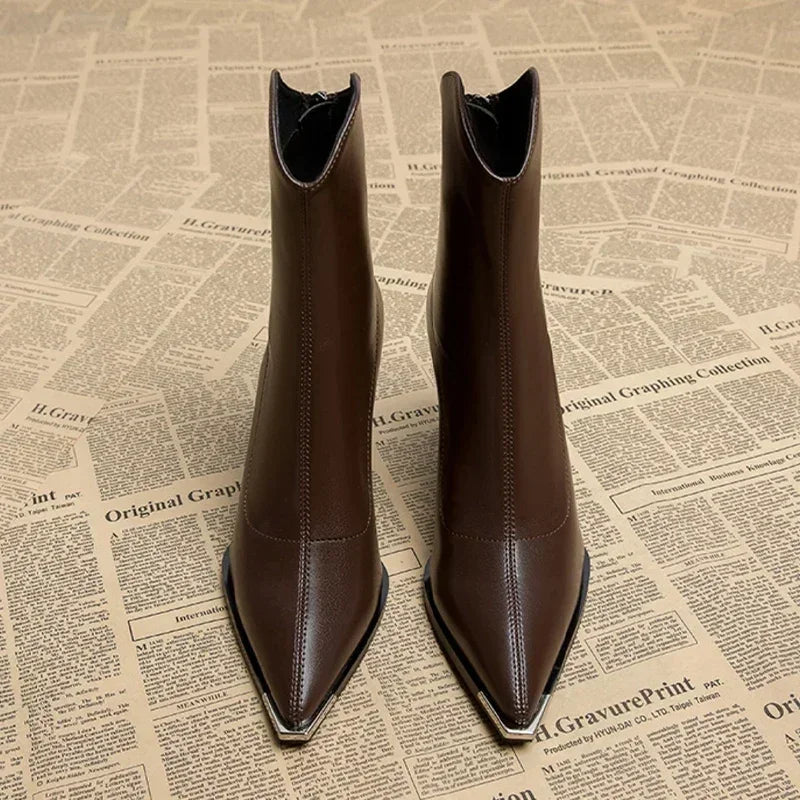 FELICE | Elegante spitze Ankle Boots