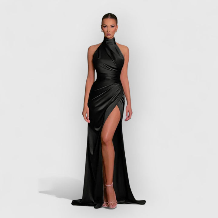 Christine | Elegante Kleid mit Schlitz