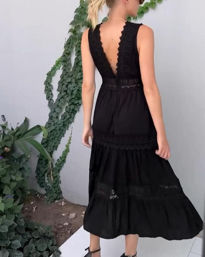 Alyssa | Ärmelloses Midikleid