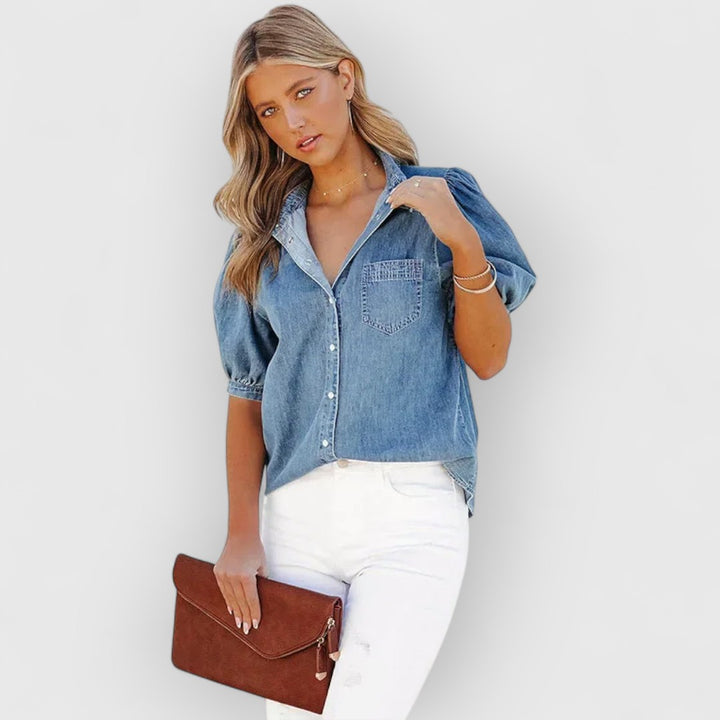Layla | Denim Hemd  Klassischer Komfort