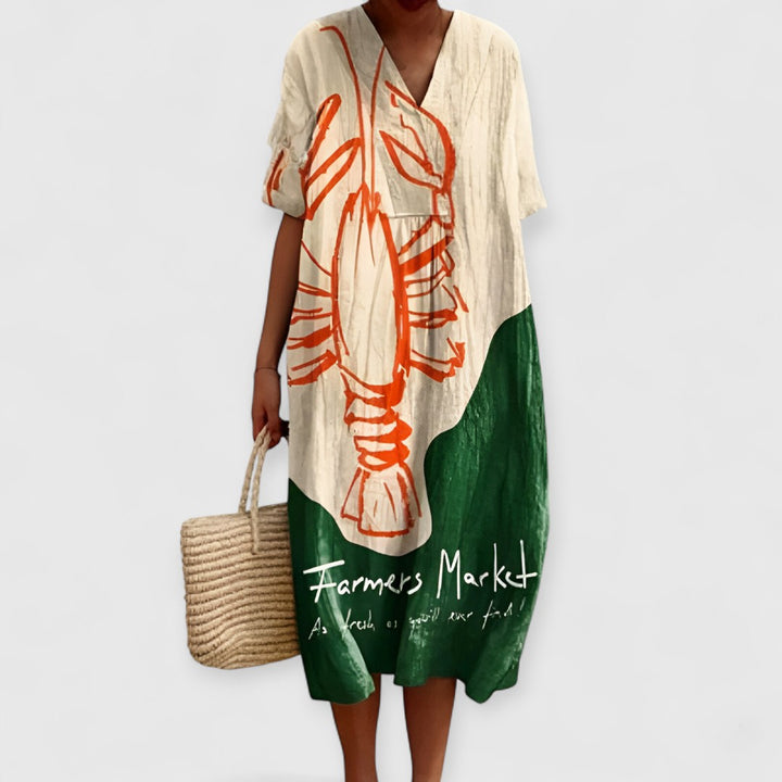 Flora | Wandteppich Kleid
