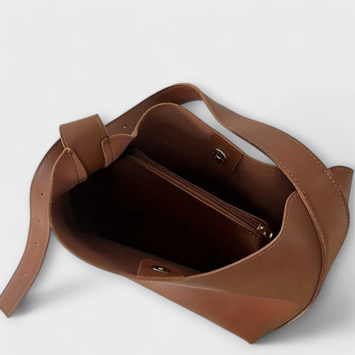 Mylie | Elegante Lederschultertasche