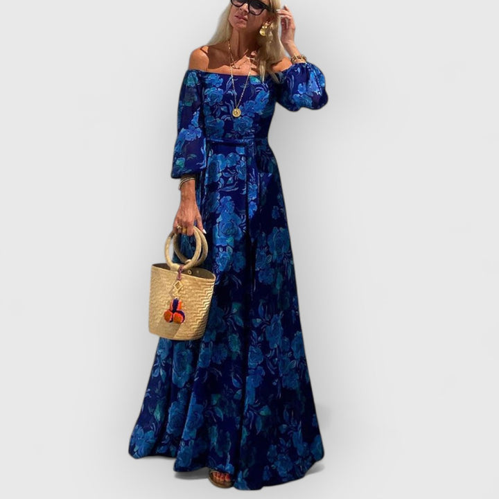 Vesper | Premium Langes Blumenkleid.