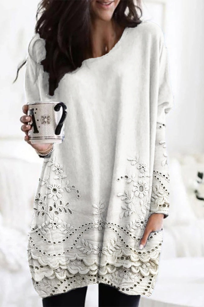 Lena |  Floral Vintage Blouse