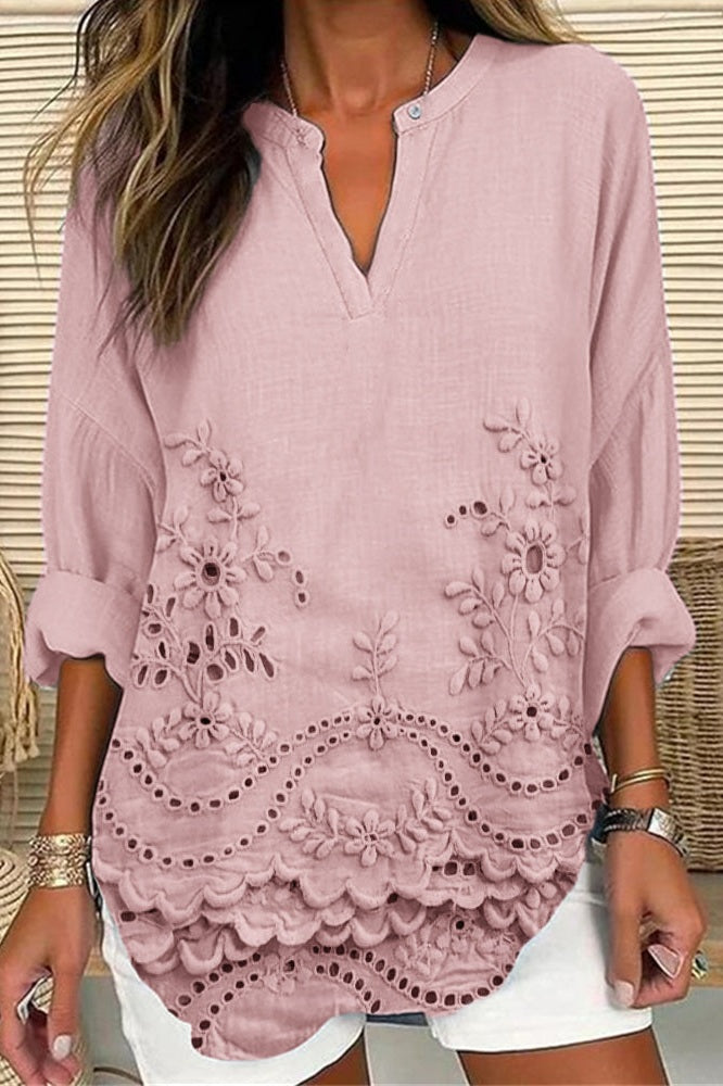 Amelia | Flora Elegante Bluse