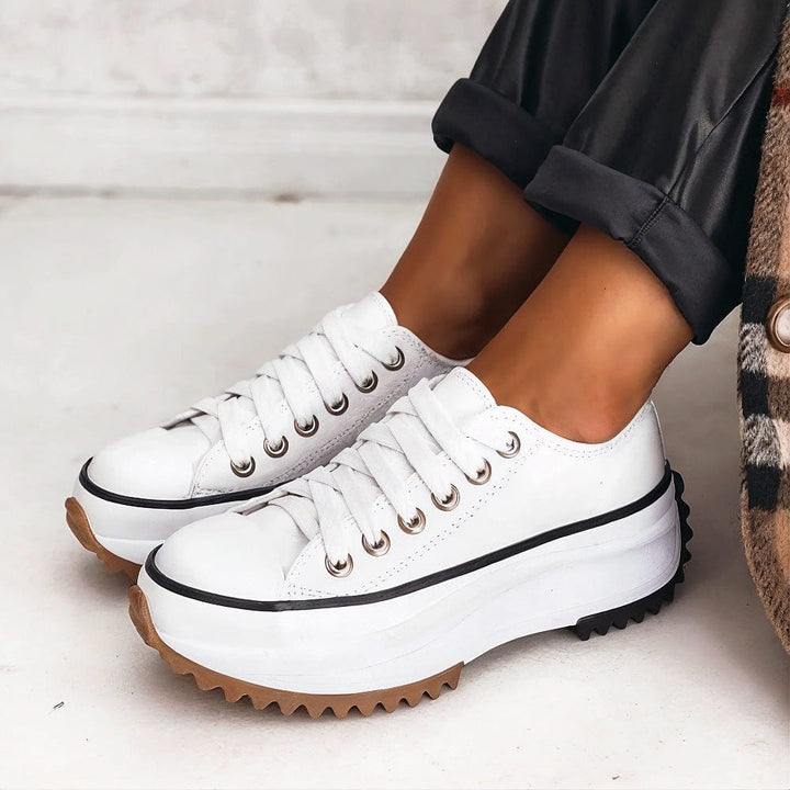 Laira | Chunky Lace-Up Sneakers