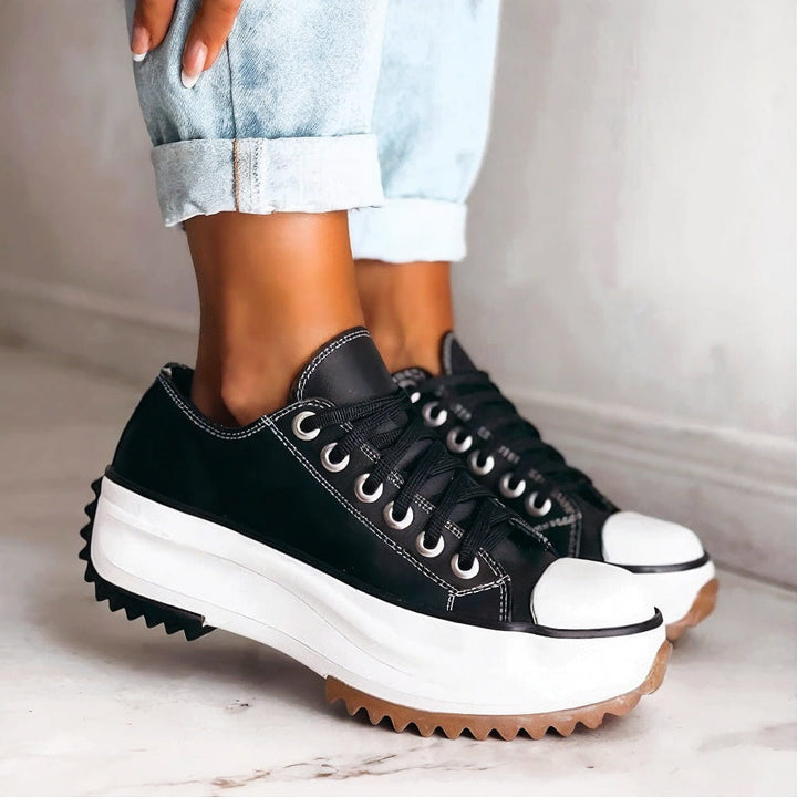 Laira | Chunky Lace-Up Sneakers