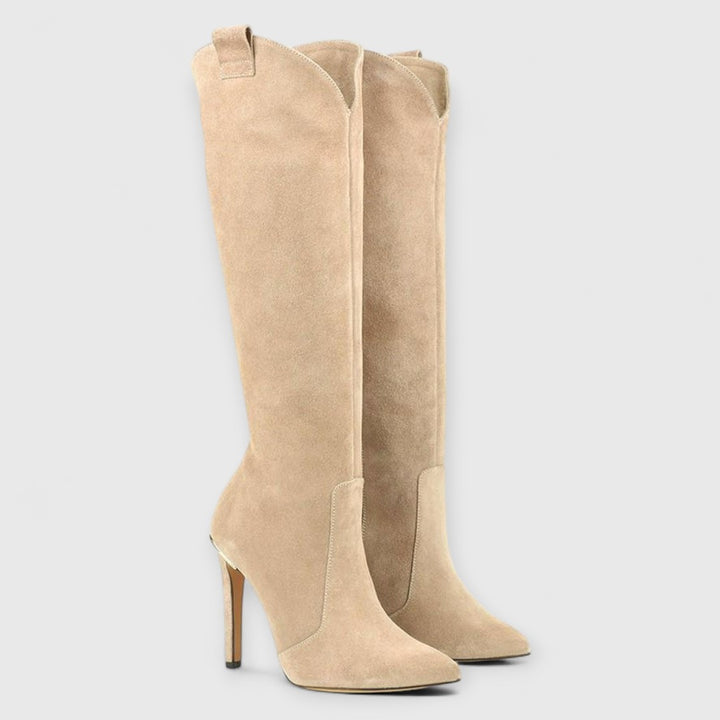 Kylie | Elegante Overknee-Stiefel mit Stiletto-Absatz