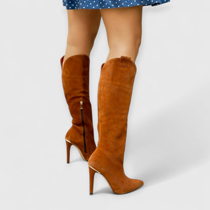 Kylie | Elegante Overknee-Stiefel mit Stiletto-Absatz