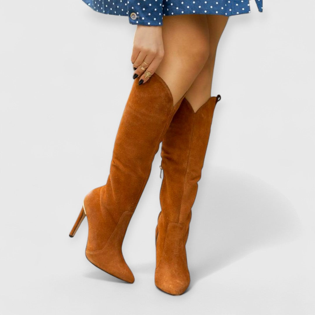 Kylie | Elegante Overknee-Stiefel mit Stiletto-Absatz