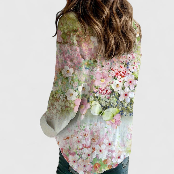Fiona | Bluse mit Blütenprint