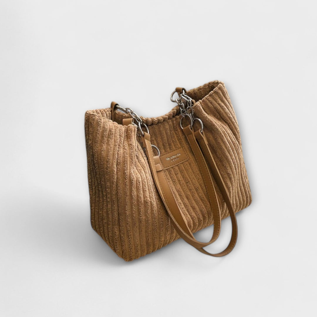 Melissa | Weiche Cord-Schultertasche