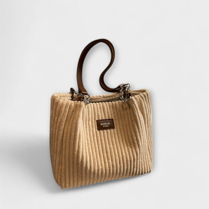 Melissa | Weiche Cord-Schultertasche