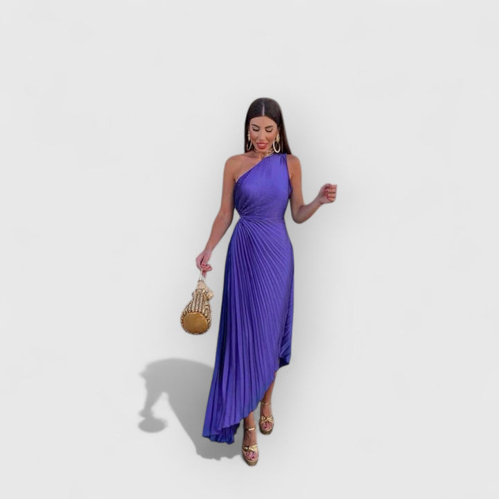 Felicity | One-Shoulder-Midikleid