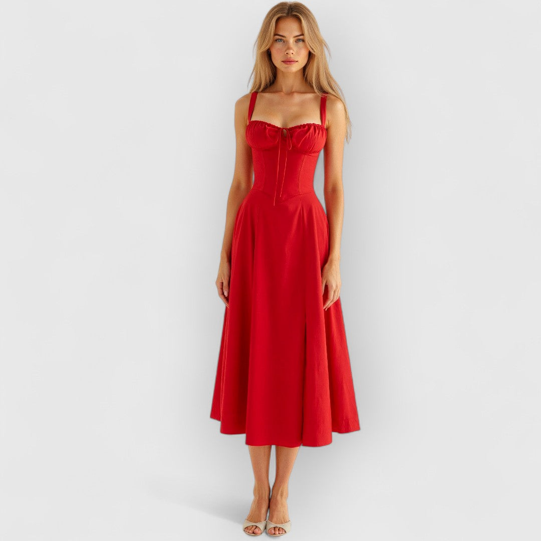 Mae | Elegantes Velourskorsett