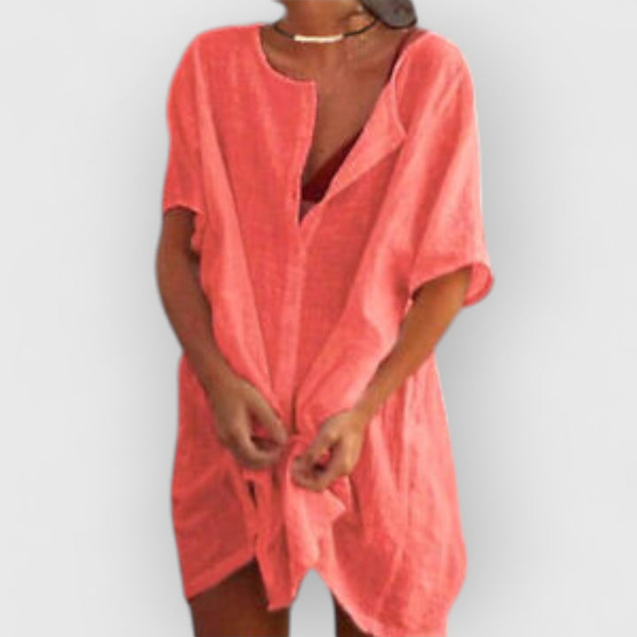 Vera | Vestito Corto in Cotone