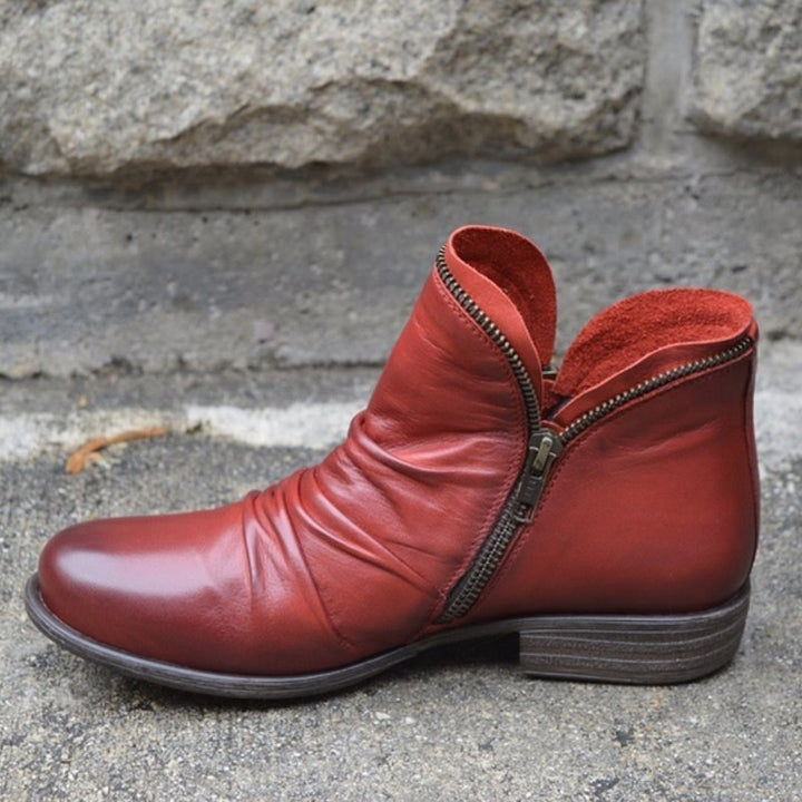 KARYLLE | Zipper-Stiefeletten