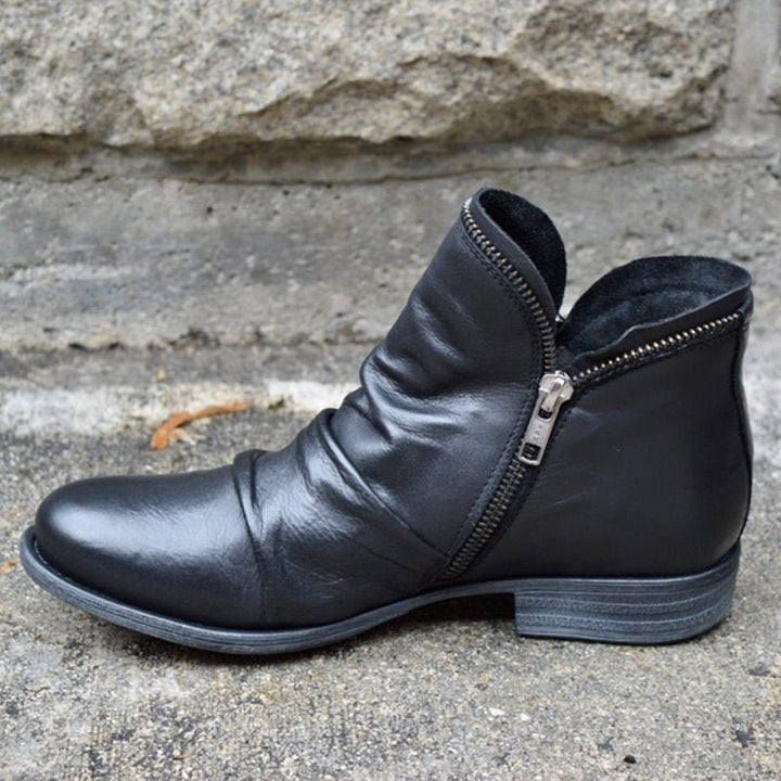 KARYLLE | Zipper-Stiefeletten