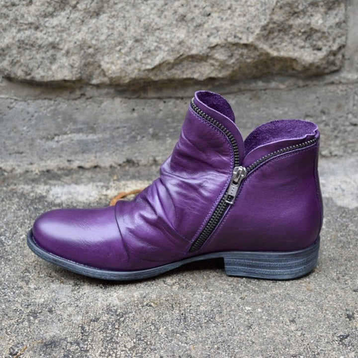 KARYLLE | Zipper-Stiefeletten